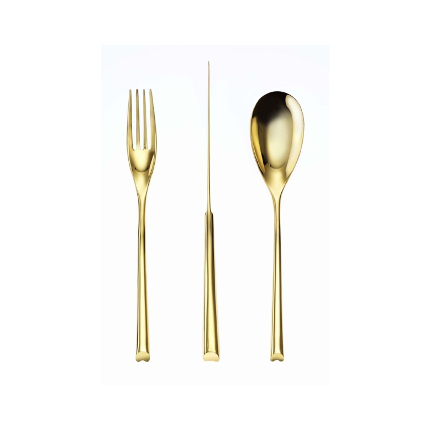 H-Art PVD Gold 24 Piece Cutlery Set