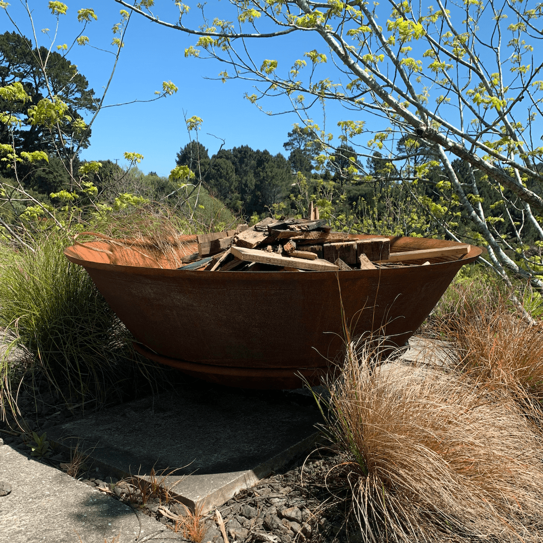 Wok Pan Fire Pit