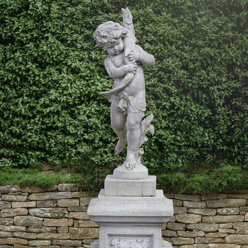 Boy with Fish on Plinth