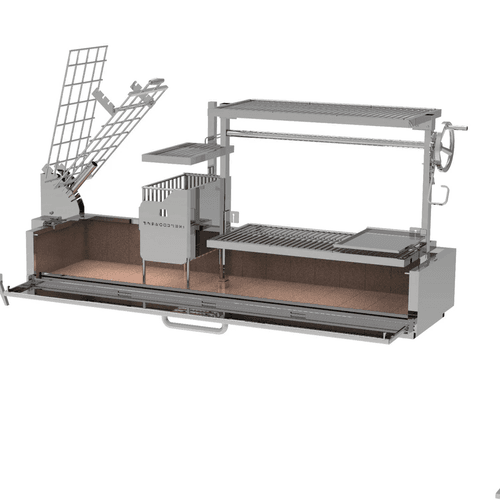 Argentine Santa Maria Wood Fire & Charcoal Gaucho Grill | BBQ08SS