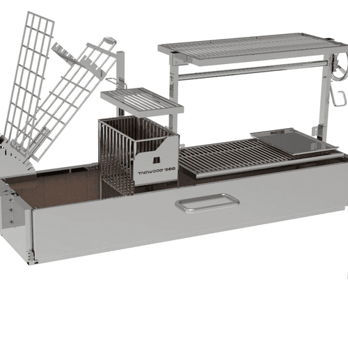 Argentine Santa Maria Wood Fire & Charcoal Gaucho Grill | BBQ08SS