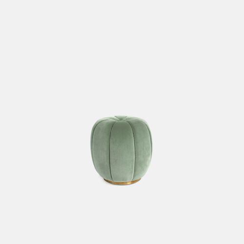 Soho Home | Sofia Footstool Moleskin Velvet