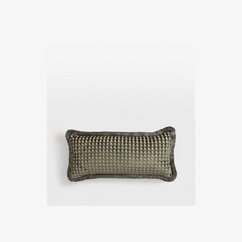 Soho Home | Charis Oblong Cushion | Charcoal