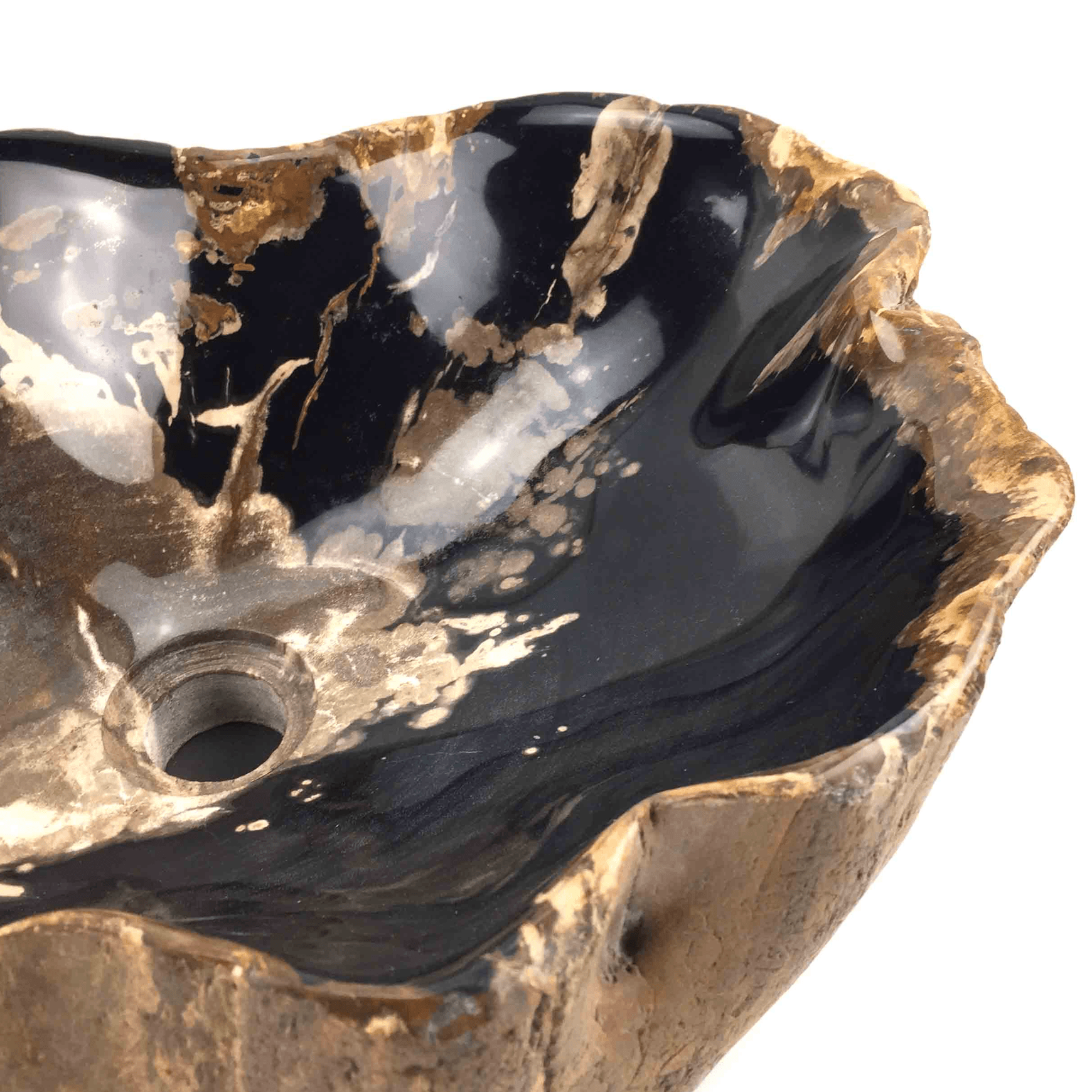 Petrified Wood Stone Basin - Single
