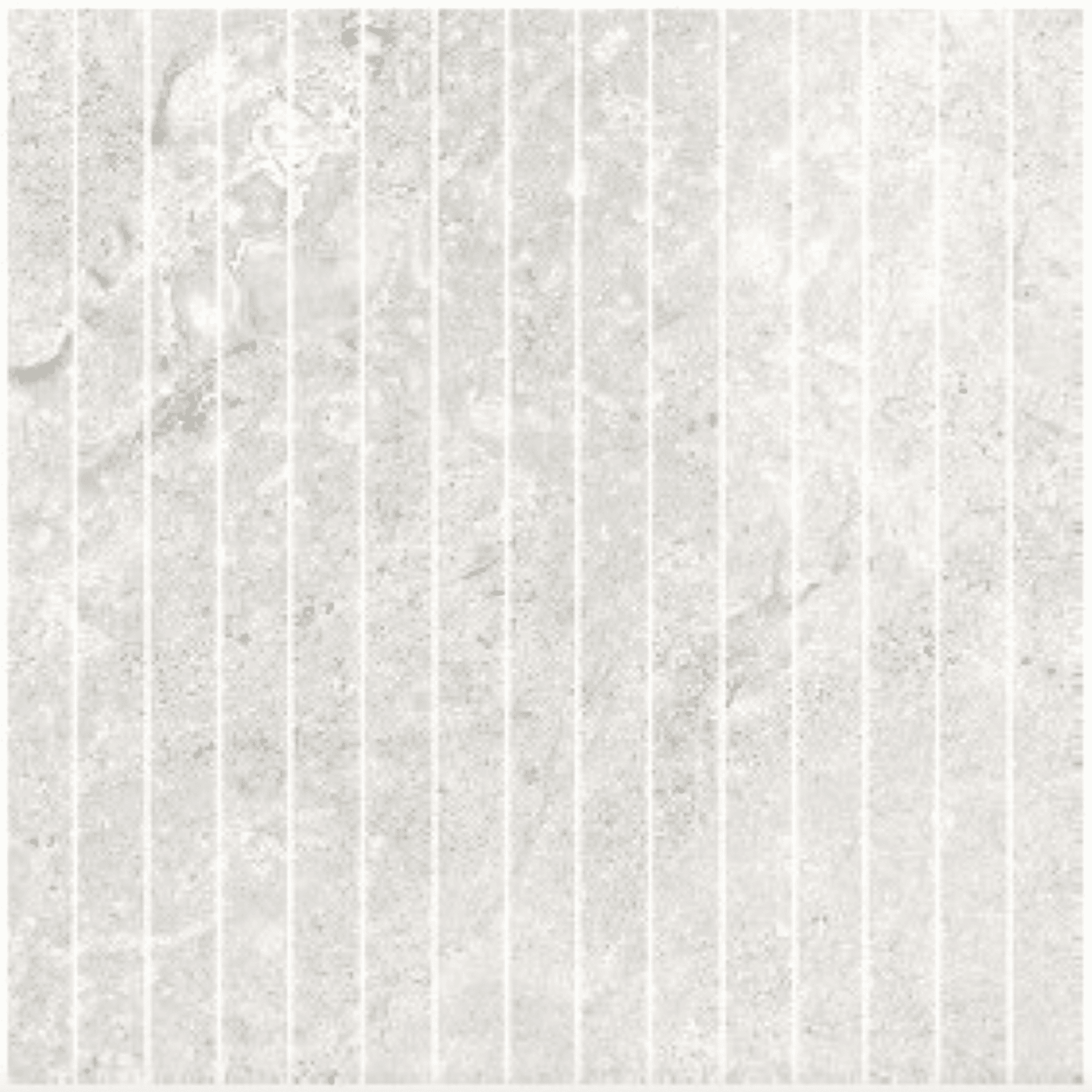 Arctic Tundra White Matt Stick Mosaic 23x300mm