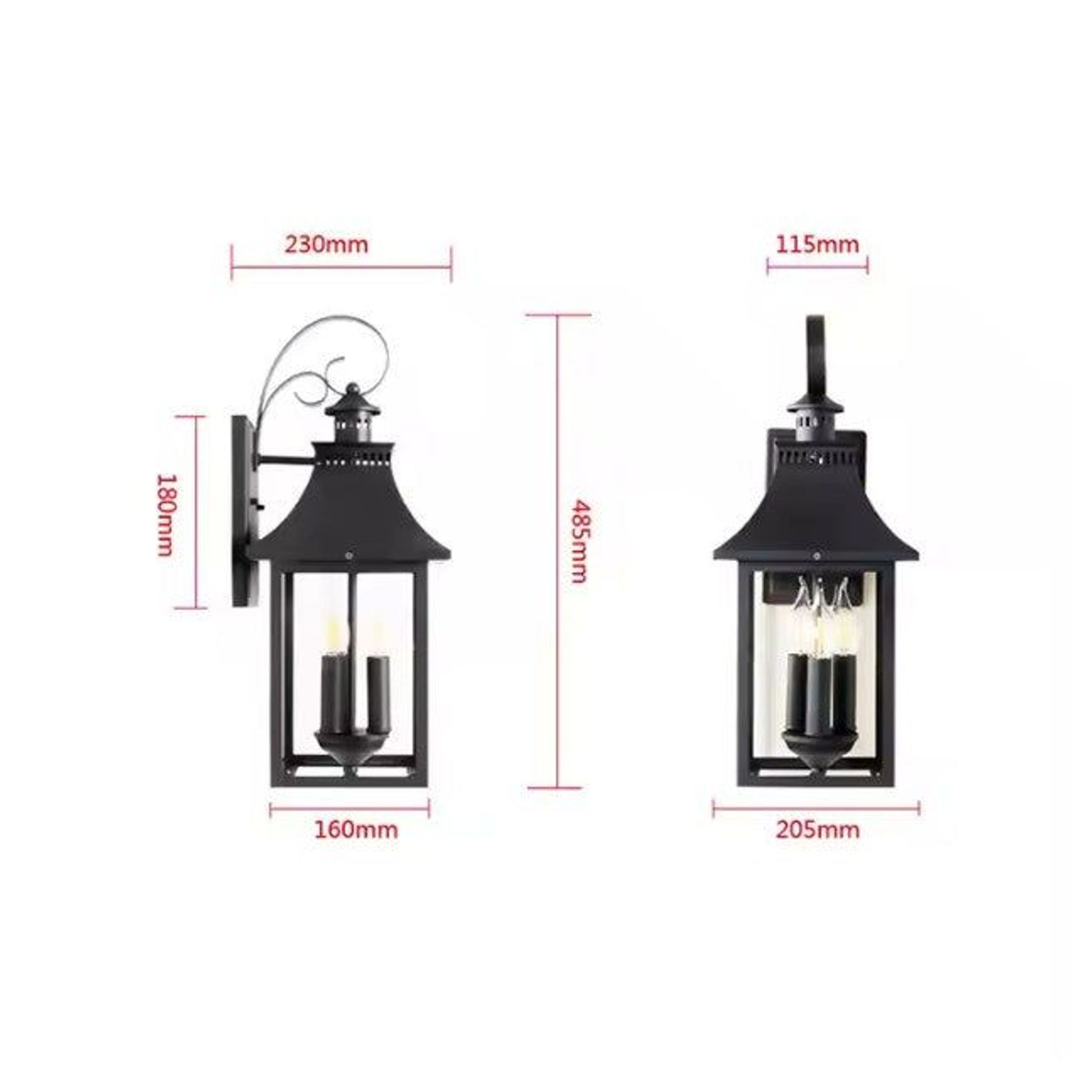 Classic Lantern Black