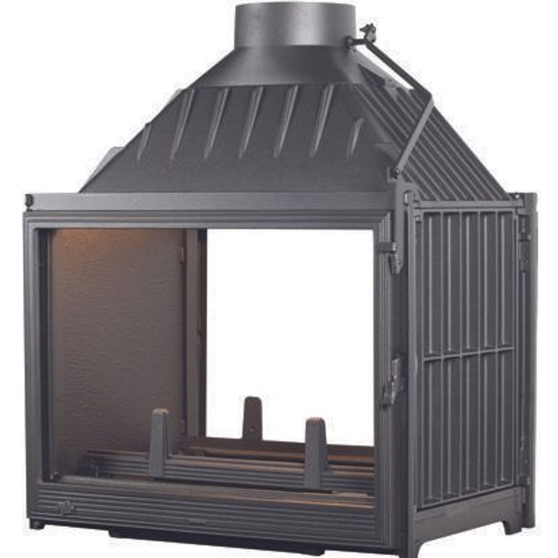 Seguin Multivision 8000 Double Sided Cast Iron Fireplace