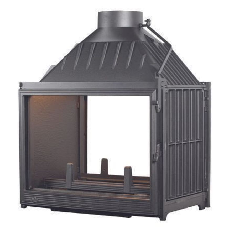 Seguin Multivision 8000 Double Sided Cast Iron Fireplace