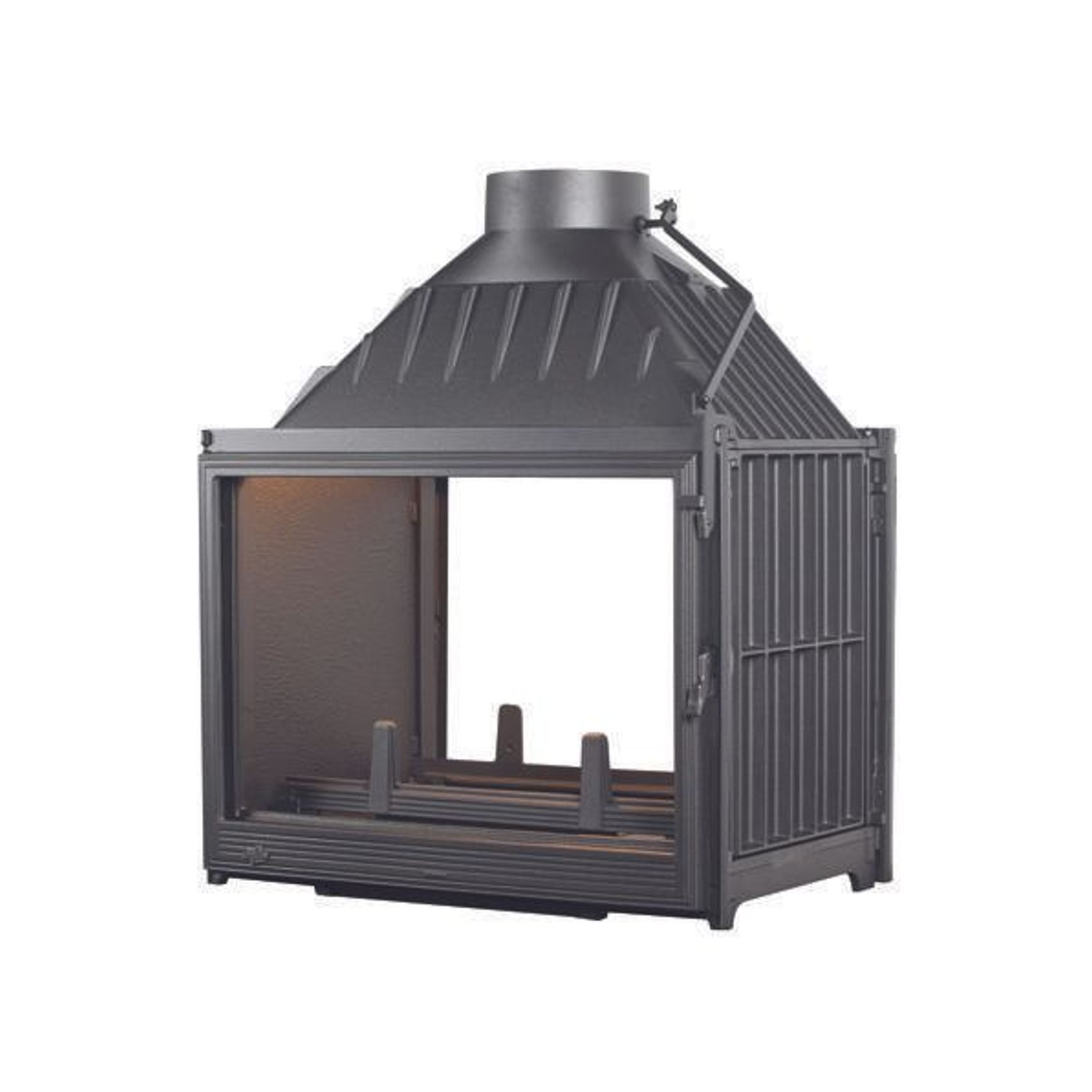 Seguin Multivision 8000 Double Sided Cast Iron Fireplace