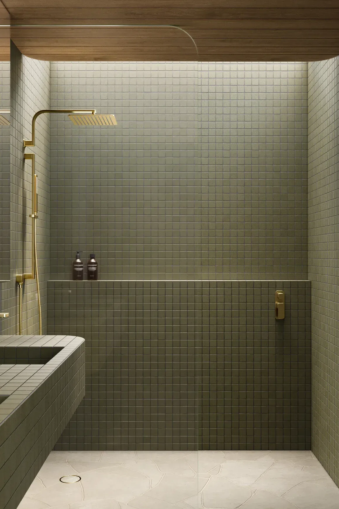 Nesso Shower Arm & Head Set