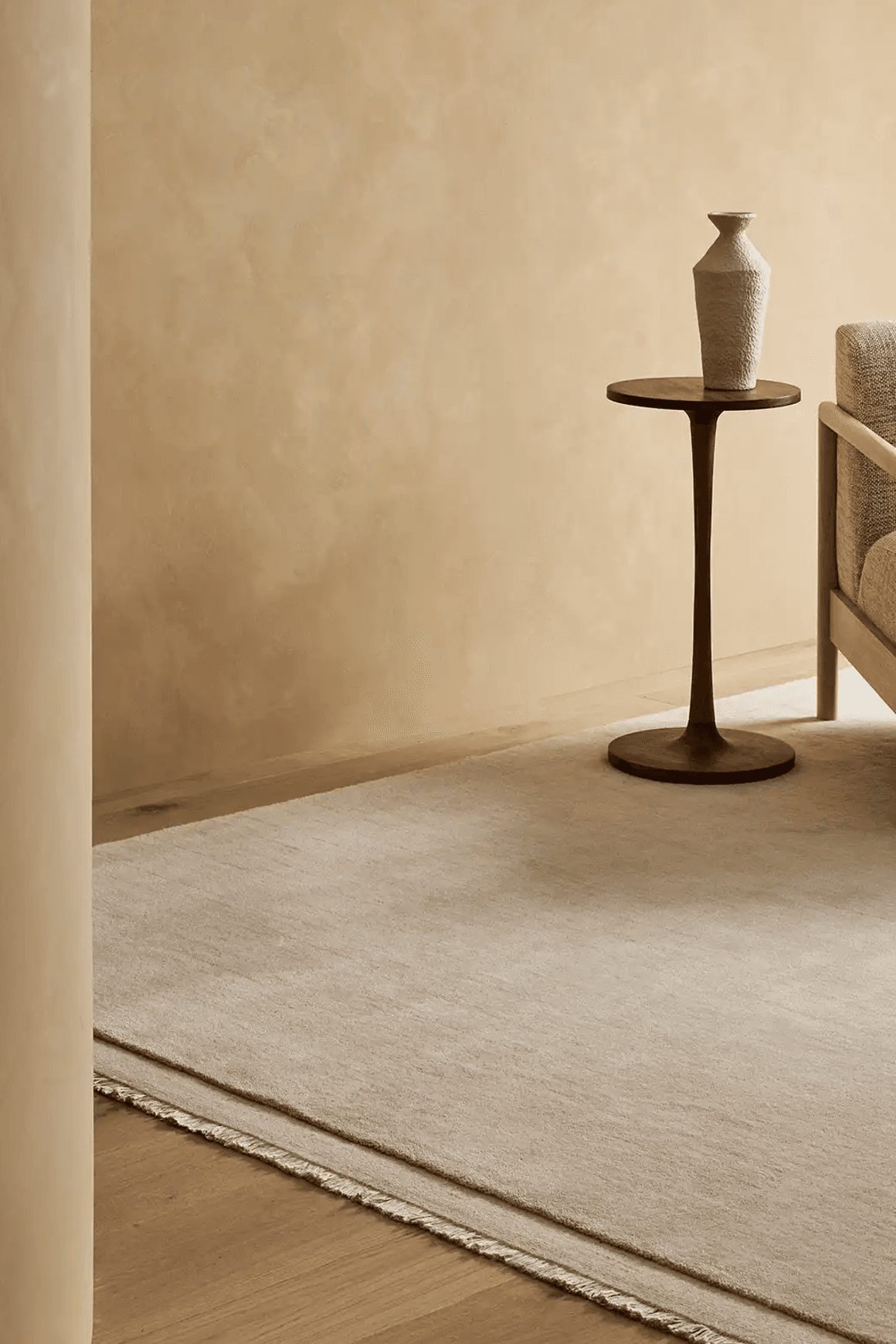 Weave Home Silvio Floor Rug - Ecru | NZ Wool | Two Sizes
