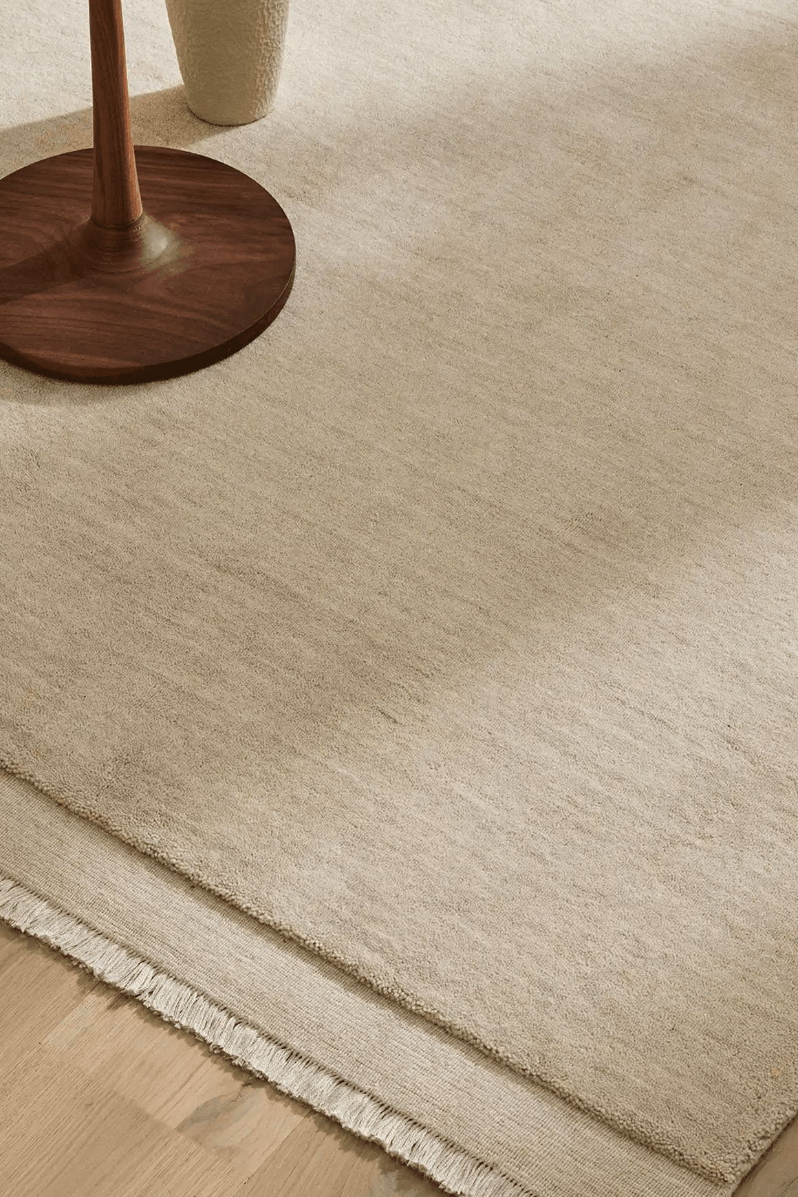 Weave Home Silvio Floor Rug - Ecru | NZ Wool | Two Sizes