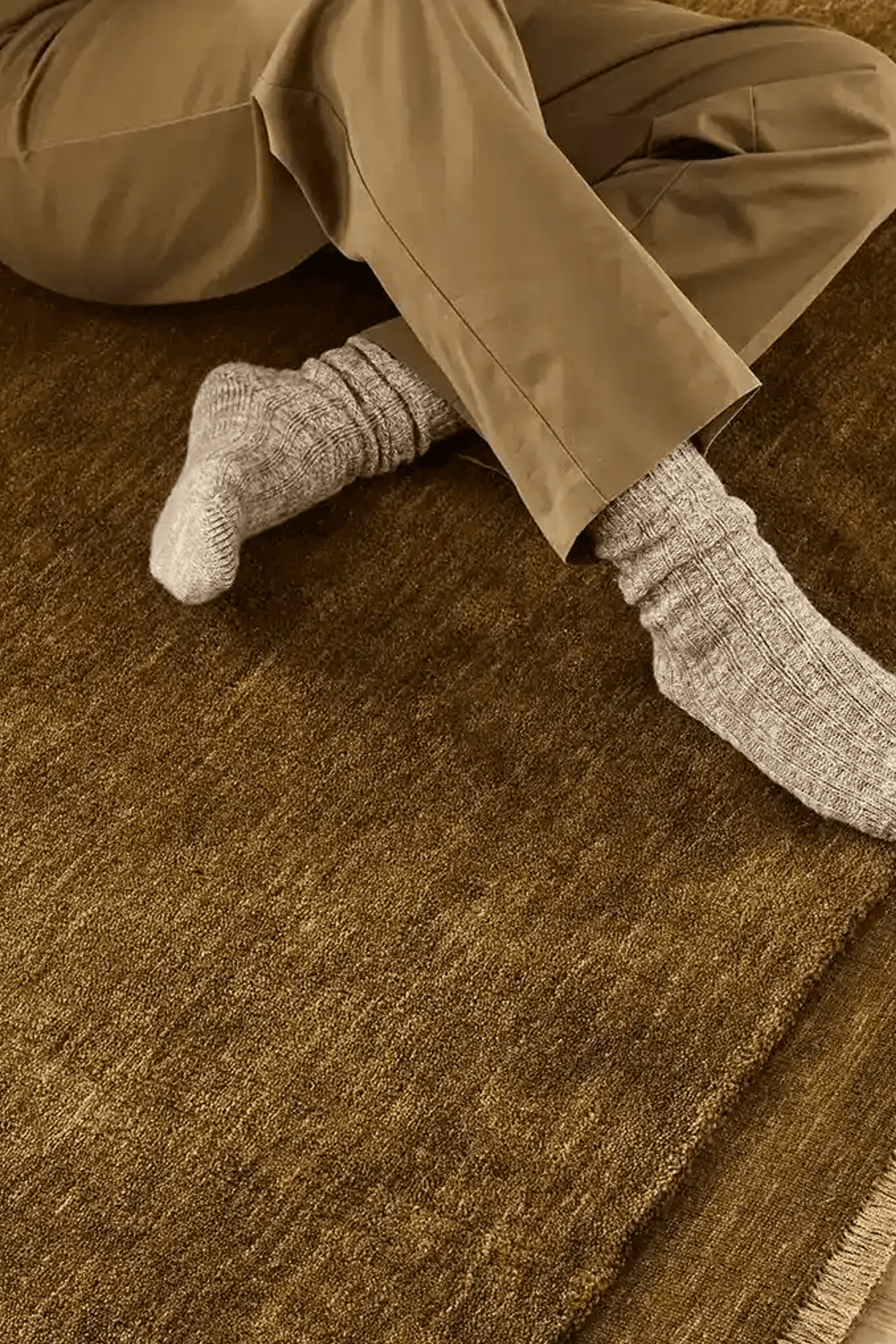 Weave Home Silvio Floor Rug - Oakmoss | NZ Wool | Two Sizes