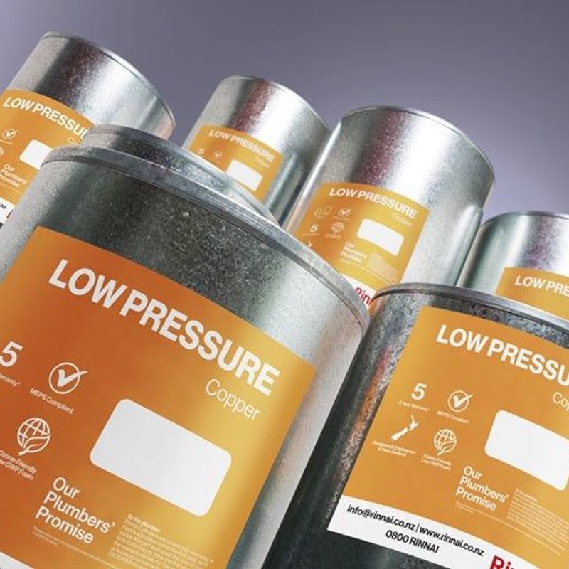 Copper Low Pressure Indoor Cylinders - Standard