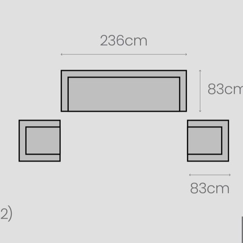 Mackenzie Alu Sofa Set 07
