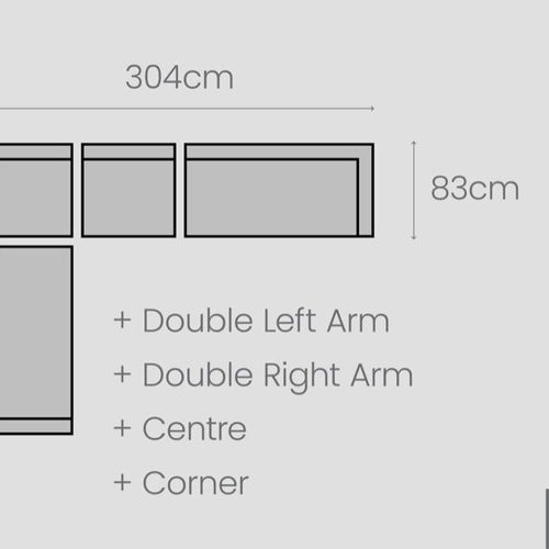 Tasman Alu Sofa Set 02