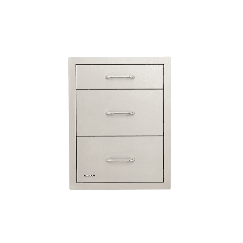 Bull Stainless Steel Triple Drawer System