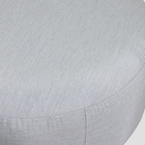 Sunbrella Round Ottoman - Lead Chine