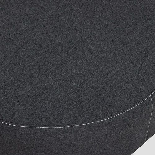 Sunbrella Round Ottoman - Sooty