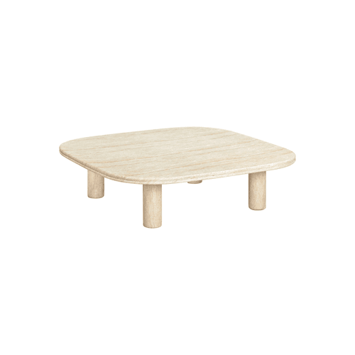 Reed Outdoor Coffee Table - Travertine Finish