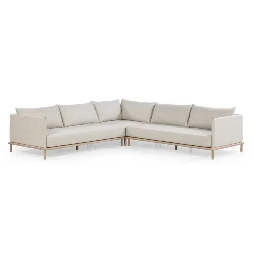 Lonnie Outdoor Corner Sofa - Oyster Grey