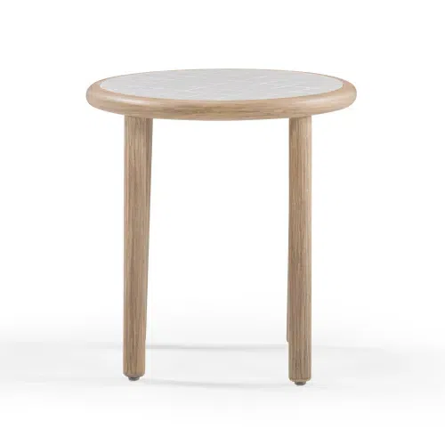 Lonnie Outdoor Side Table - Warm White