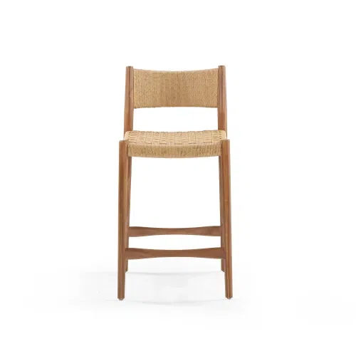 Pedro Outdoor Bar Stool 65cm - Deep Acacia