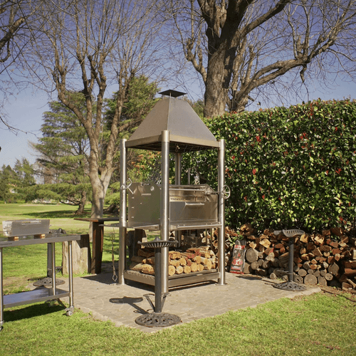 Tagwood BBQ Argentine Wood Fire & Charcoal Grill all Stainless Steel | BBQ02SS