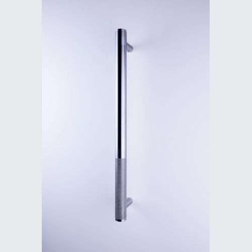 Taylor Entry Door Rail - Single Handle Stainless Steel