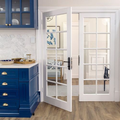 Iver Sarlat Lever on Shouldered Backplate Euro Signature Brass 10712E85 - Customise to your need