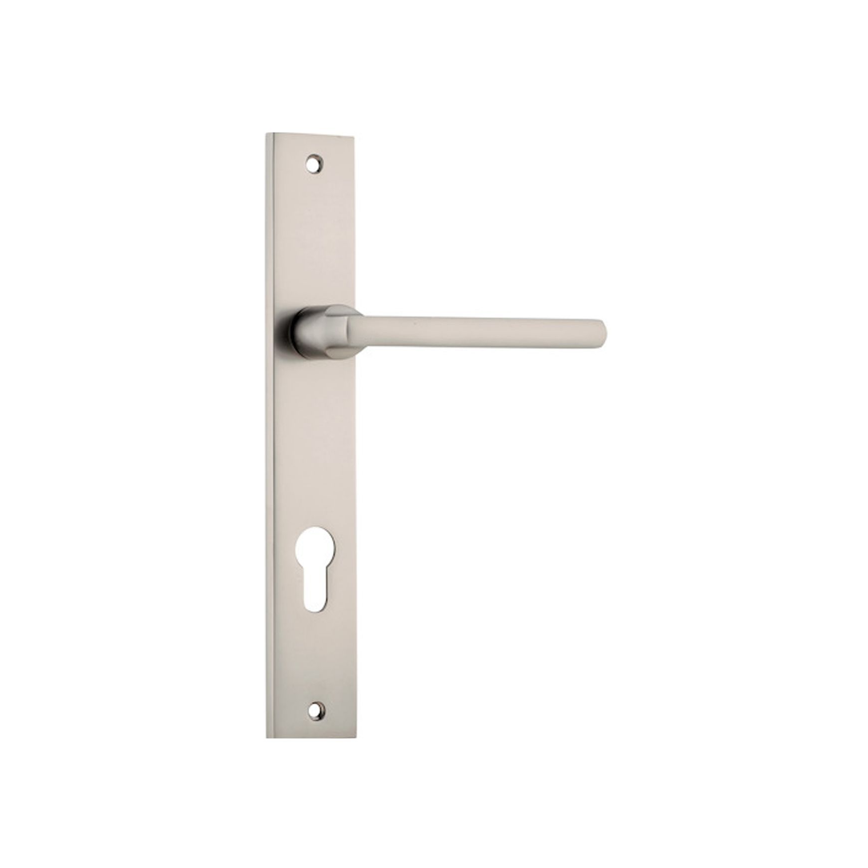 Iver Baltimore Lever on Rectangular Backplate Latch Satin Nickel 14702 - Customise to your needs