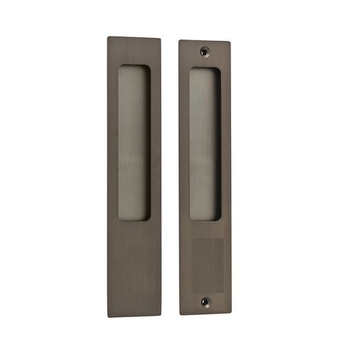 Iver Rectangular Flush Pull Passage Set Signature Brass for Sliding Doors 21411 *Pair*