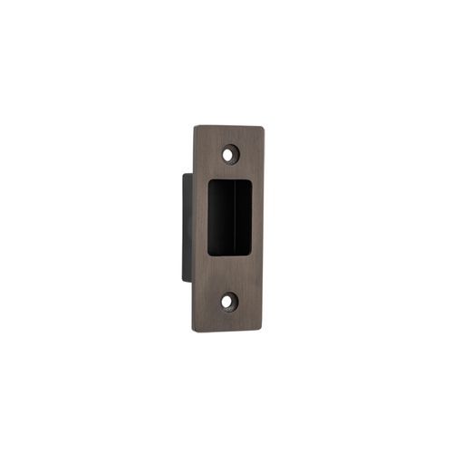 Iver Rectangular Flush Pull Euro Lock Signature Brass for Sliding Doors 21411E *Pair*