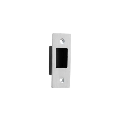 Iver Rectangular Flush Pull Privacy Set Brushed Chrome for Sliding Doors 21415P *Pair*