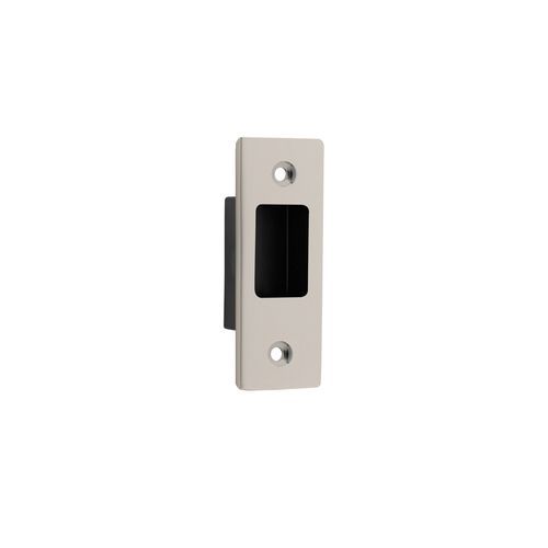 Iver Rectangular Flush Pull Euro Lock Satin Nickel for Sliding Doors 21419E *Pair*