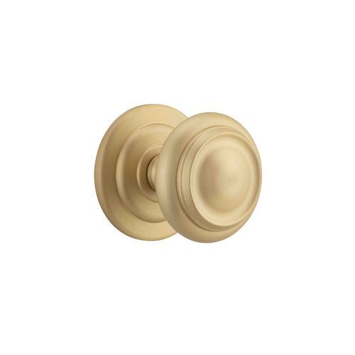 Iver Sarlat Centre Door Knob 107mm x 100mm Brushed Brass 4502