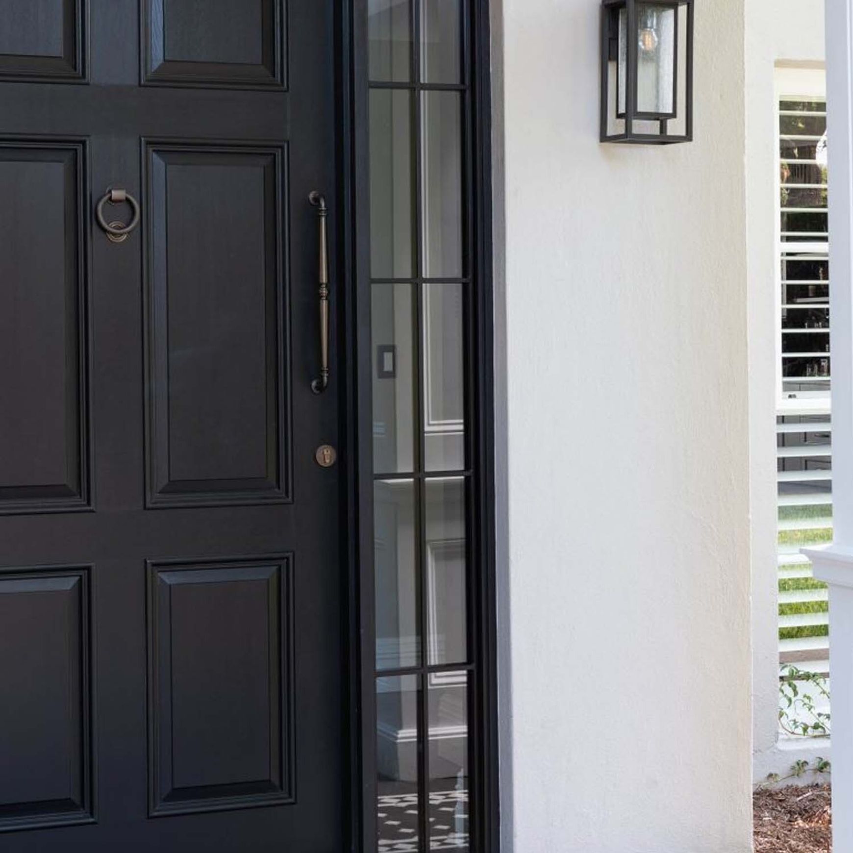 Iver Sarlat Door Pull Handle 487mm x 72mm Polished Nickel 9388