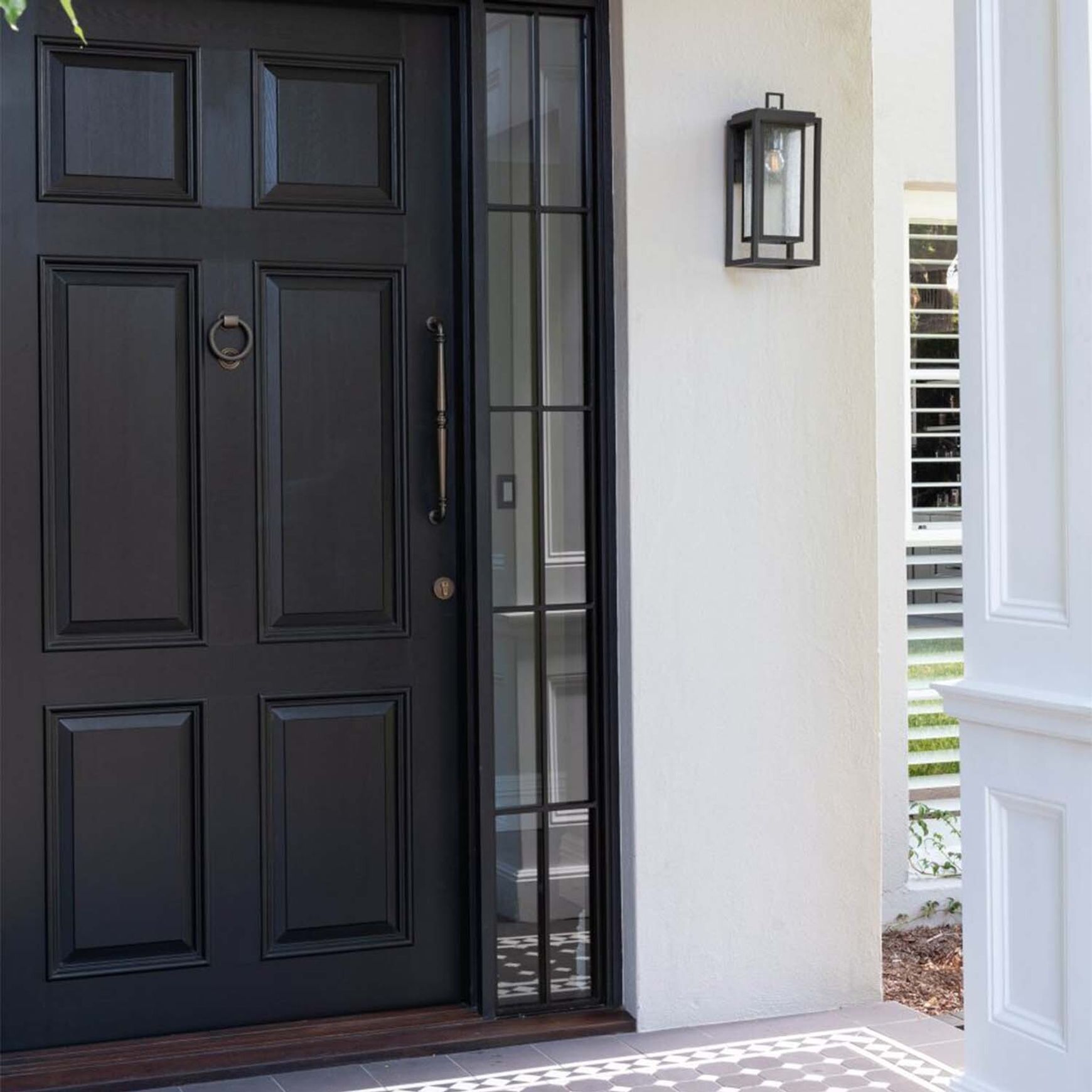 Iver Sarlat Door Pull Handle Satin Nickel 487mmx72mm 9389