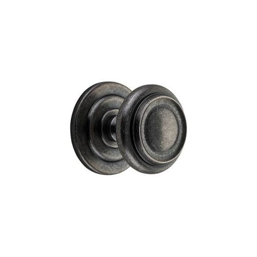 Iver Sarlat Centre Door Knob Distressed Nickel 107mm x 100mm 9407 - Customise to your need