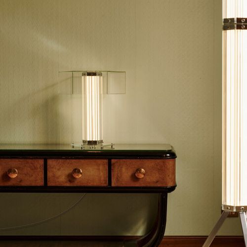 Superwire T Table Lamp by Flos