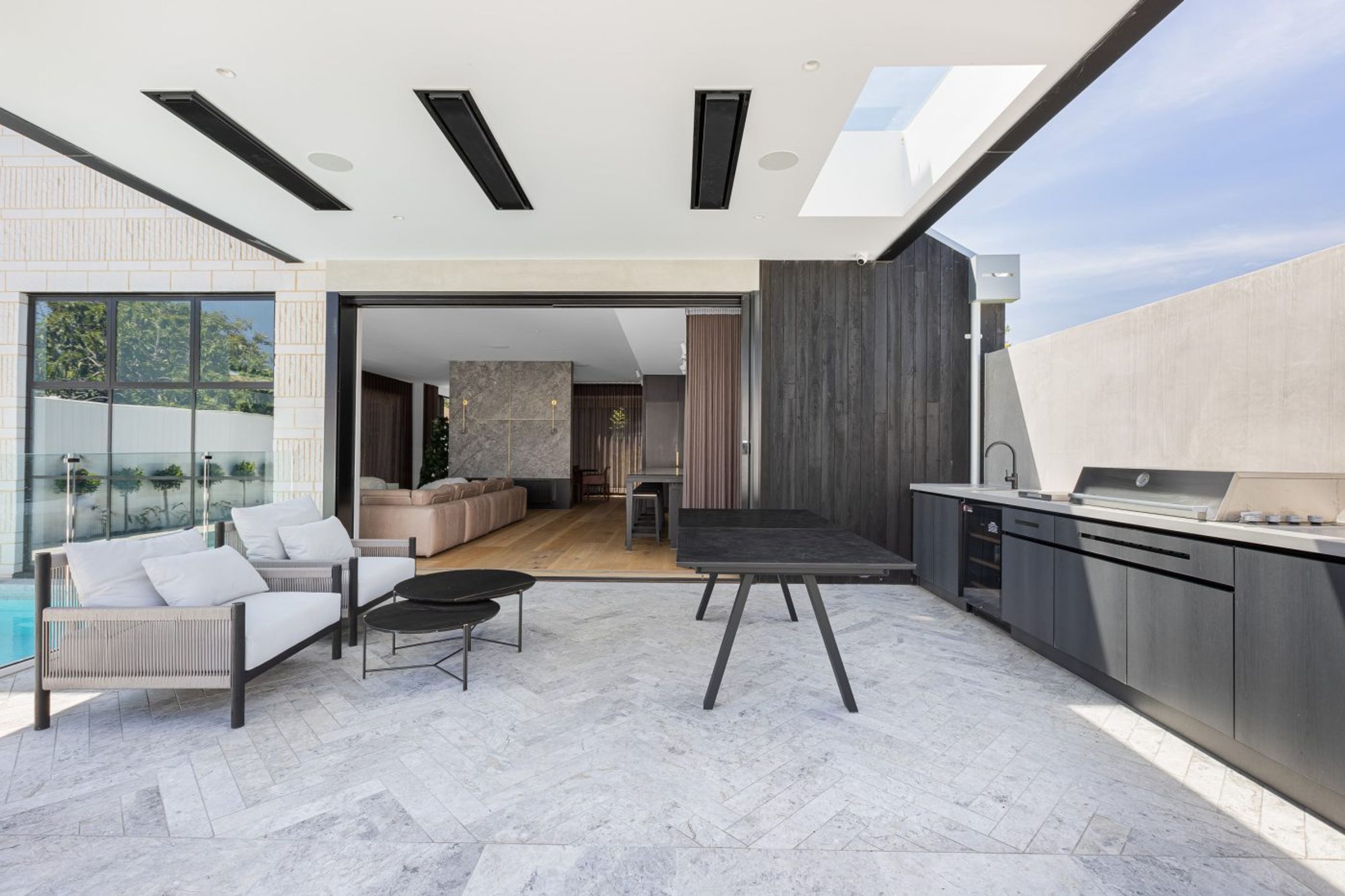 Tundra Grey Honed Limestone Tiles