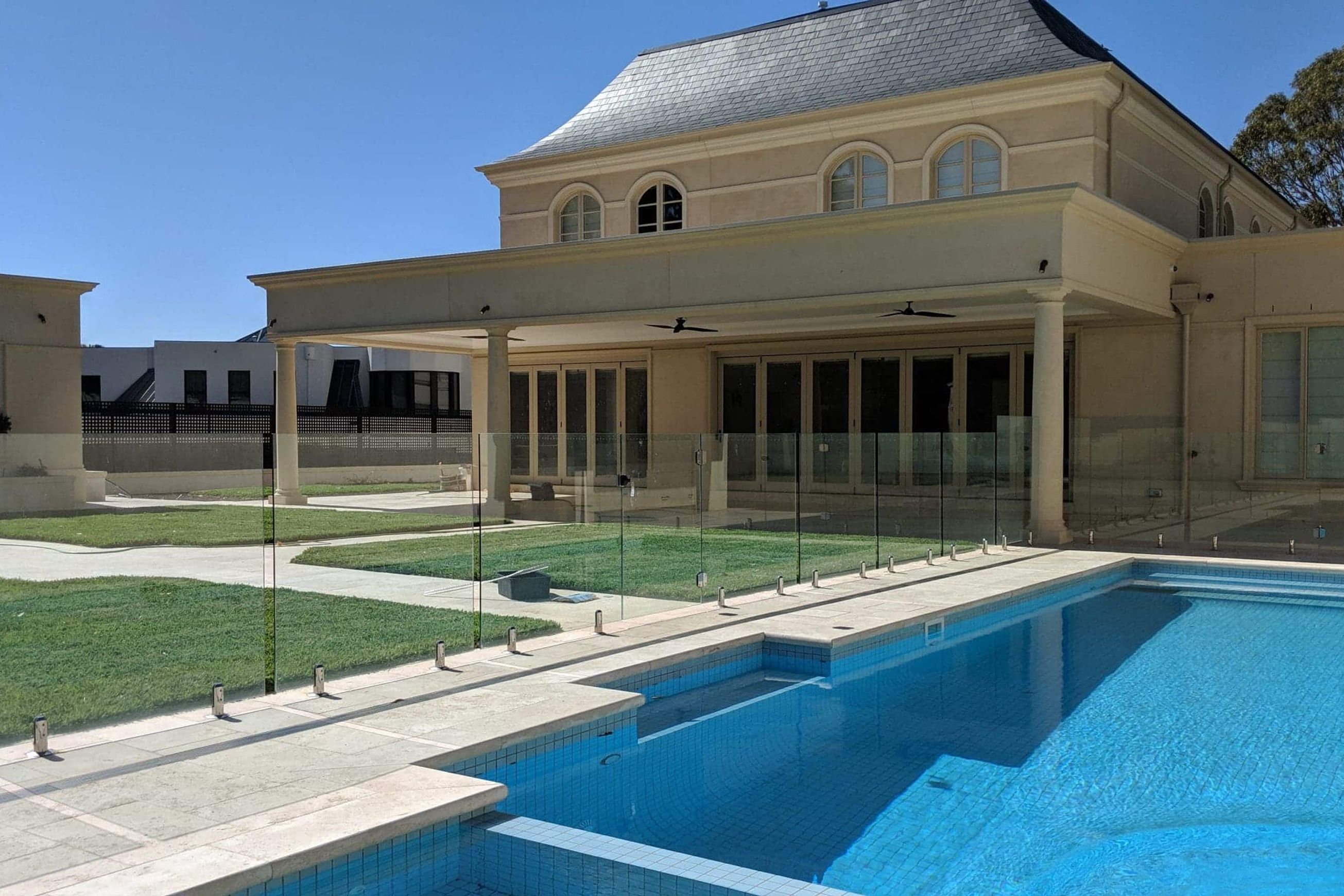 Tuscan Travertine Pool Coping