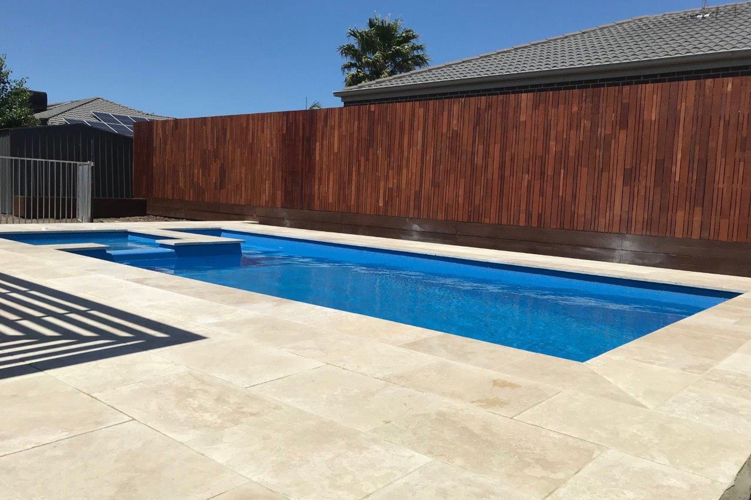 Tuscan Travertine Pool Coping