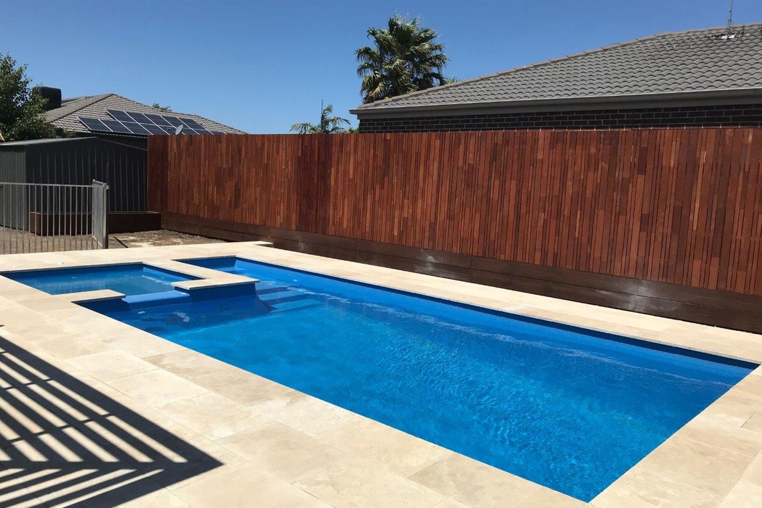 Tuscan Travertine Pool Coping