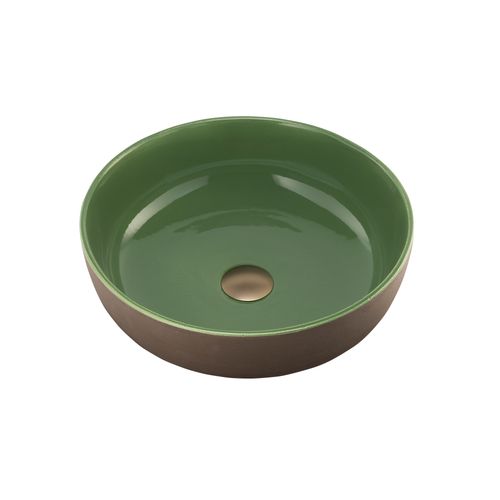 Terzofoco Natural Earth and Sage Green Curved Counter T