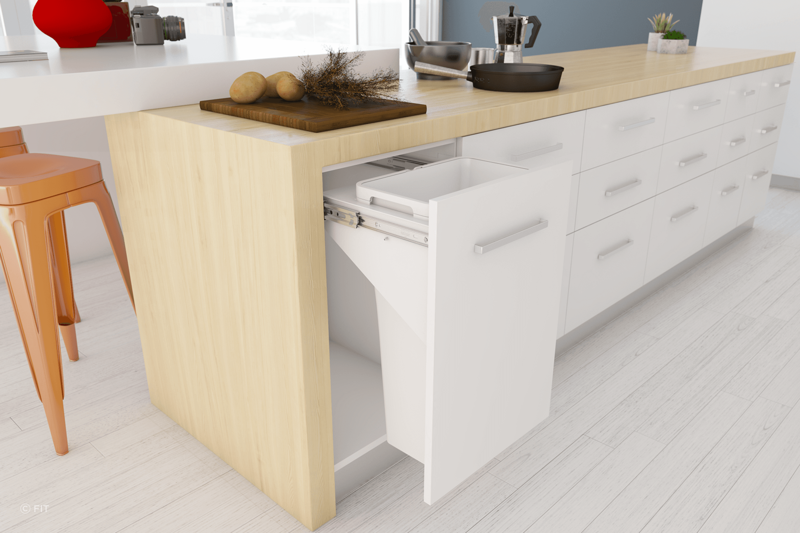 Tanova Simplex Pull Out Kitchen Bins