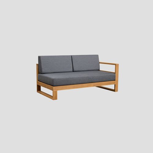 Tasman Teak Double Left Arm Section