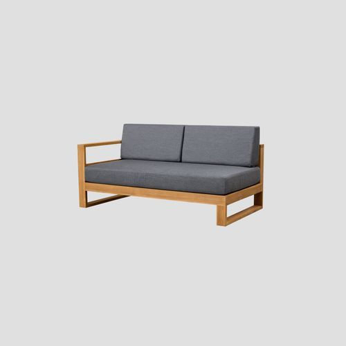 Tasman Teak Double Right Arm Section