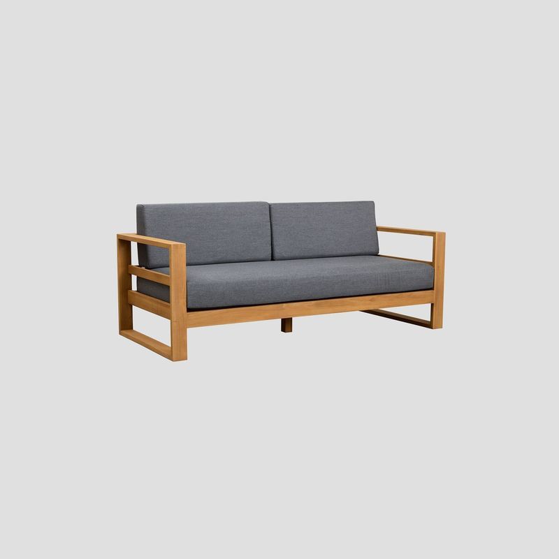 Tasman Teak Double Sofa
