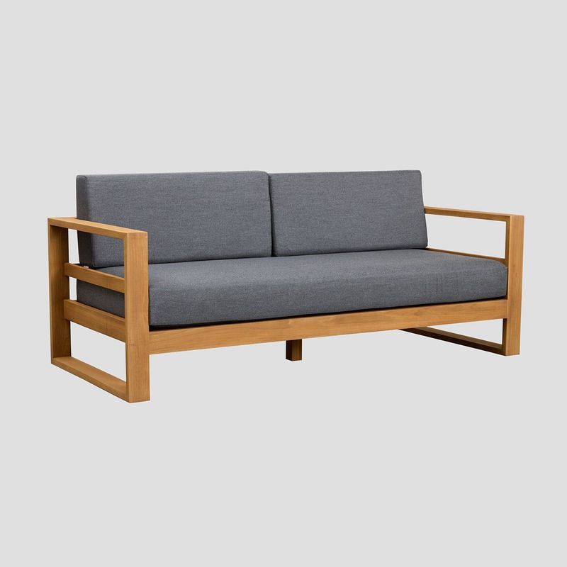 Tasman Teak Double Sofa